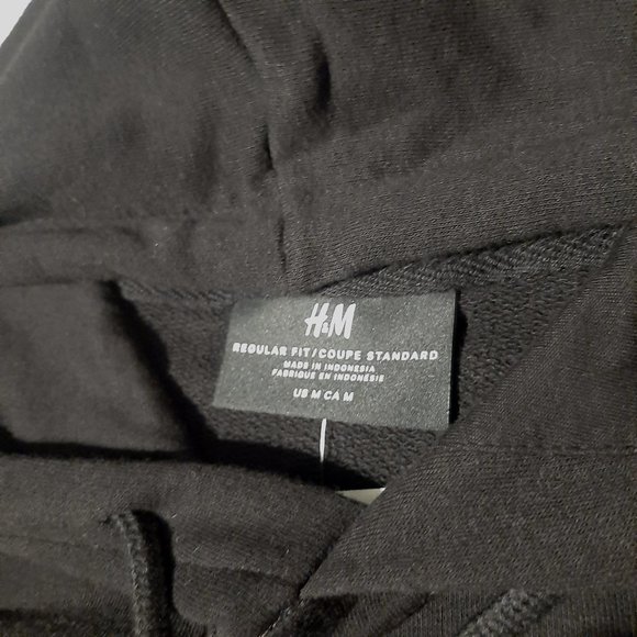 Harry Potter Always pullover Hoodie Black Mens unisex size medium by H&M NWT - Picture 3 of 10